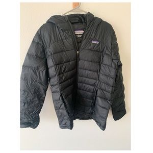 Patagonia down jacket; down sweater hoody